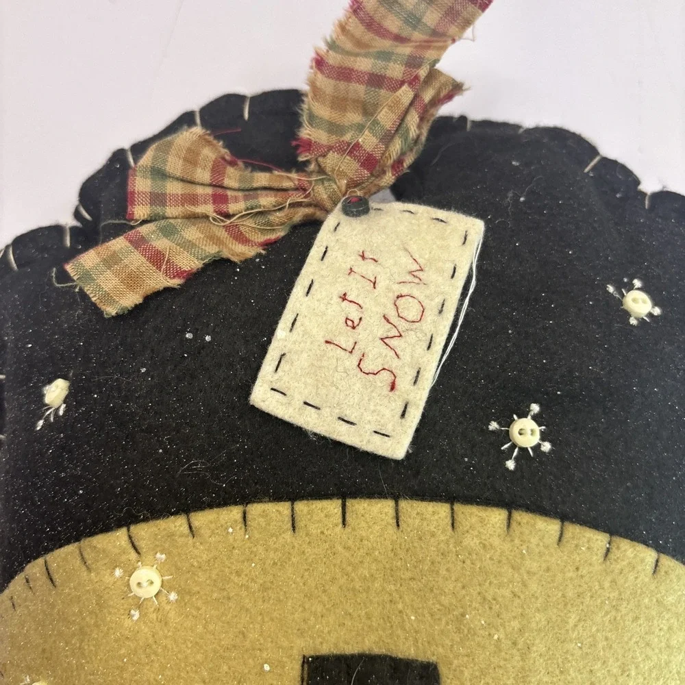 Two Decorative Pillow Snowman 9x13